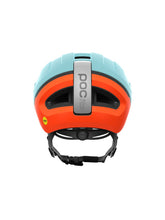 Załaduj obraz do przeglądarki galerii, Kask rowerowy POCito Omne MIPS - Indi. Blue Matt/Carnelian Orange Matt