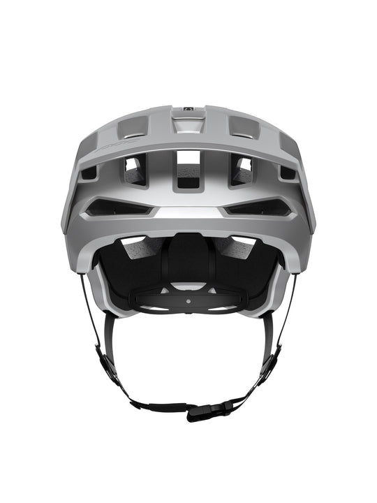 Załaduj obraz do przeglądarki galerii, Kask rowerowy POC Kortal Race MIPS - Arg. Silver/Ur. Black Matt