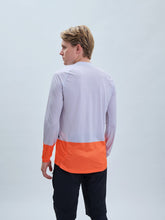 Załaduj obraz do przeglądarki galerii, Koszulka rowerowa POC MTB Pure LS Jersey - Granite Grey/Zink Orange