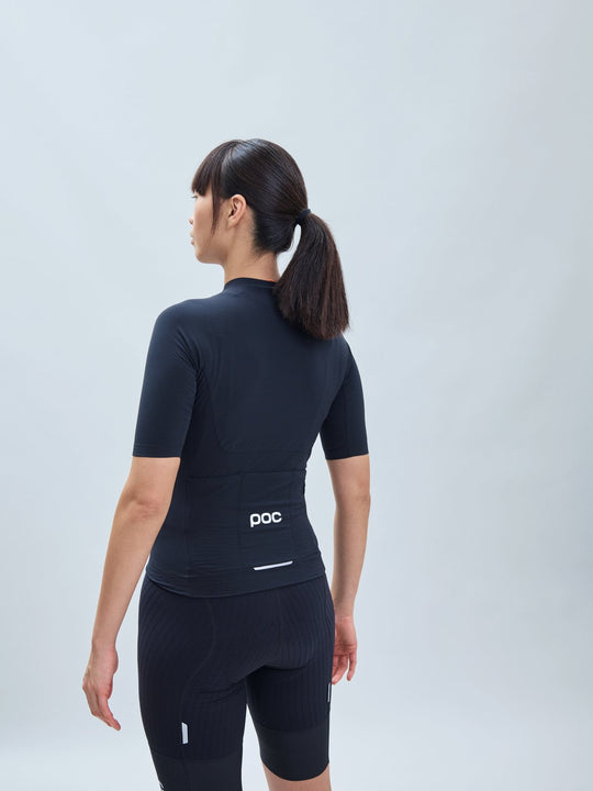 Załaduj obraz do przeglądarki galerii, Koszulka rowerowa damska POC W's Raceday Jersey - Ur. Black