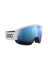Załaduj obraz do przeglądarki galerii, Gogle narciarskie POC Fovea Mid Clarity Comp + | Hyd. White/Ura. Black/Spektris Blue Cat 2 + Cat 1 + Cat 1