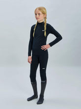 Załaduj obraz do przeglądarki galerii, Legginsy dla dzieci termoaktywne POC Y's Layer Merino 3/4 Tights - Uran. Black