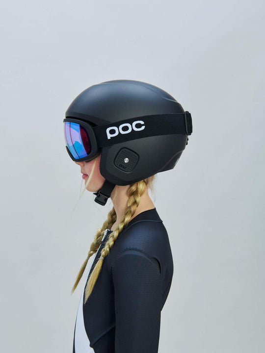 Załaduj obraz do przeglądarki galerii, Kask narciarski POC Skull Dura Jr - Uran. Black Matt