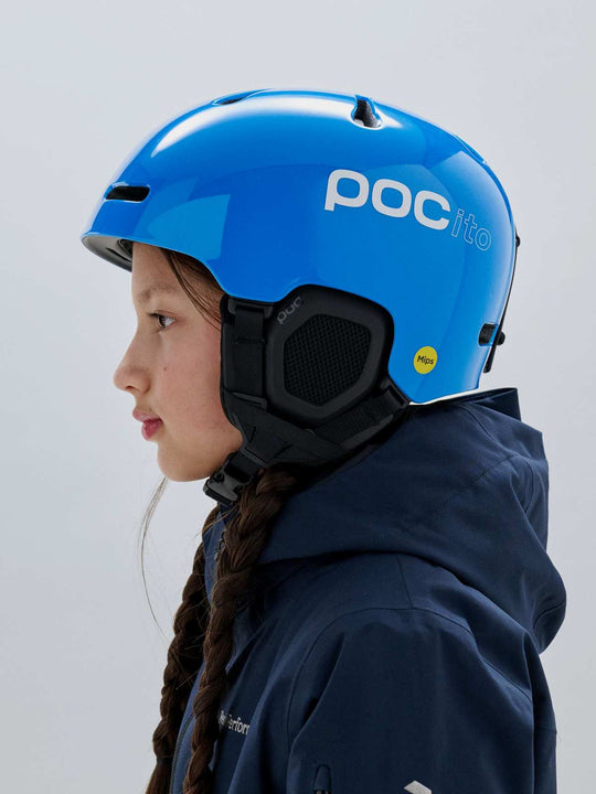 Załaduj obraz do przeglądarki galerii, Kask narciarski POCito Fornix MIPS niebieski Fluo. Blue
