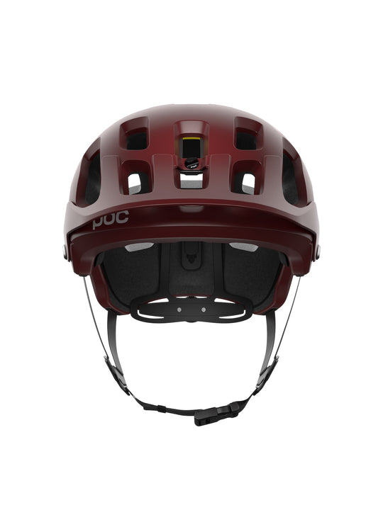 Załaduj obraz do przeglądarki galerii, Kask rowerowy POC TECTAL RACE MIPS - Garnet Red/Hydr. White Matt