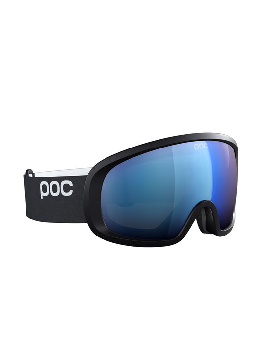 Załaduj obraz do przeglądarki galerii, Gogle narciarskie POC Fovea Mid - Ur. Black|Pt. Sunny Blue Cat 2