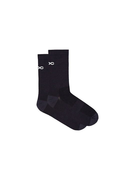 Załaduj obraz do przeglądarki galerii, Skarpety rowerowe POC Cadence Road Long Socks - Ur. Black