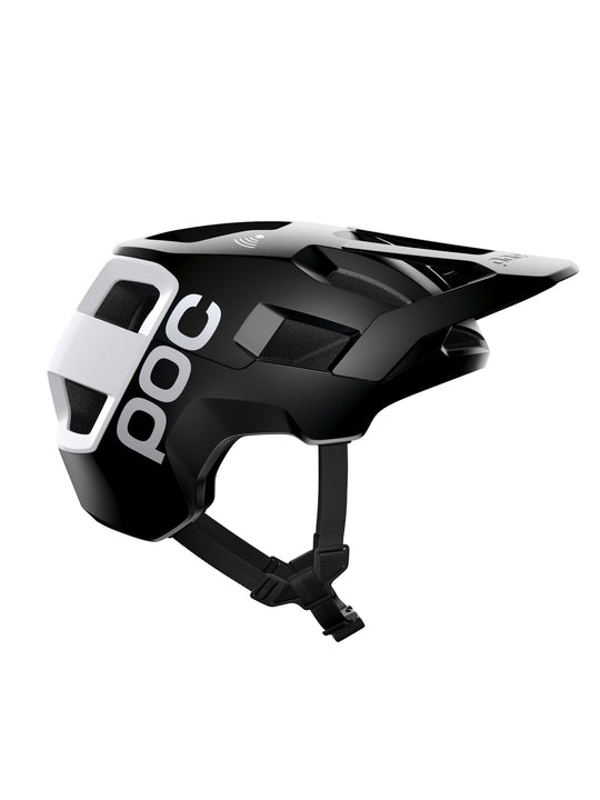 Załaduj obraz do przeglądarki galerii, Kask rowerowy POC KORTAL RACE MIPS - uran. black/hydr. white matt