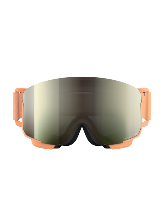 Załaduj obraz do przeglądarki galerii, Gogle narciarskie POC Nexal Wide Fit - Apricot Sunstone/Partly Sunny Ivory