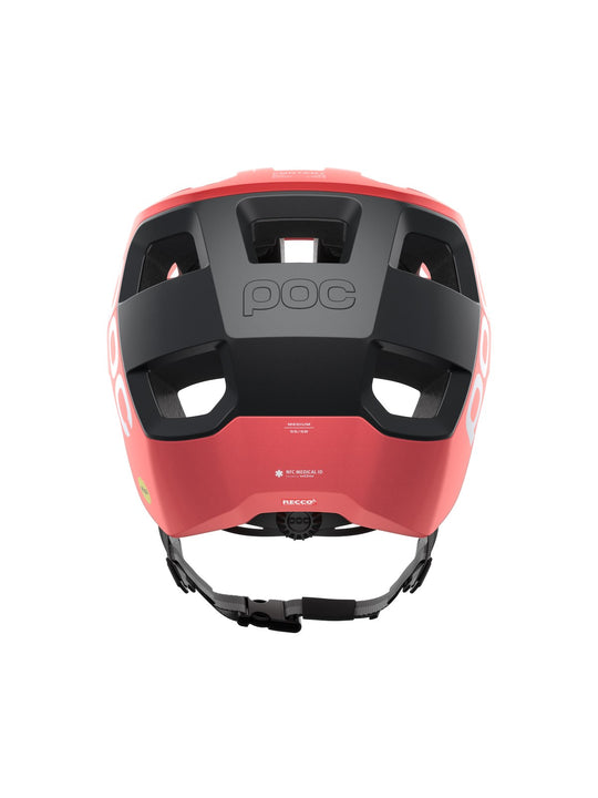 Załaduj obraz do przeglądarki galerii, Kask rowerowy POC Kortal Race MIPS - Ammolite Coral/Uran. Black Matt