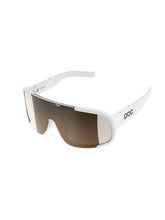 Załaduj obraz do przeglądarki galerii, Okulary rowerowe POC Aspire Wide Fit - Hyd. White/Clarity Trail /Partly Sunny Silver