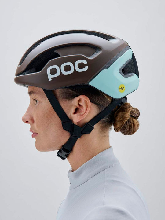 Załaduj obraz do przeglądarki galerii, Kask rowerowy POC Omne Air MIPS - Bron. Brown Matt/Lazurite Blue Matt