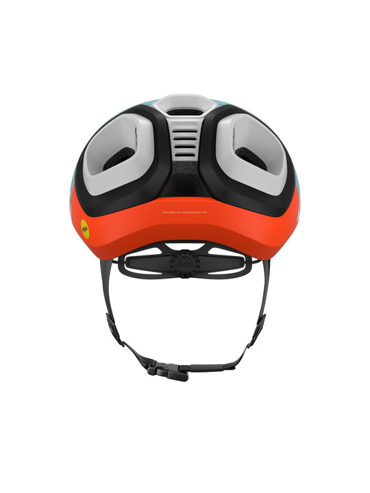 Załaduj obraz do przeglądarki galerii, Kask rowerowy POC Amidal - Indi. Blue Matt/Carnelian Orange Matt