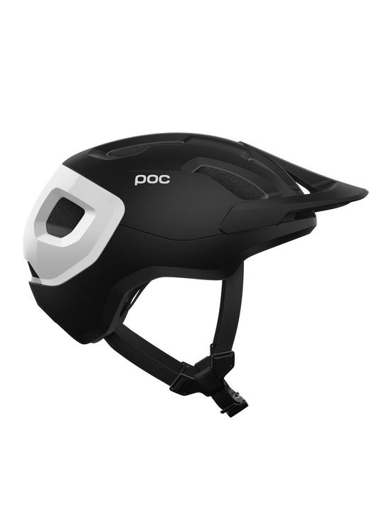 Załaduj obraz do przeglądarki galerii, Kask rowerowy POC AXION RACE MIPS - Ur. Black Matt/Hydr. White