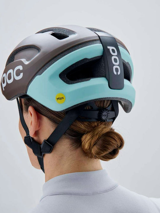 Załaduj obraz do przeglądarki galerii, Kask rowerowy POC Omne Air MIPS - Bron. Brown Matt/Lazurite Blue Matt