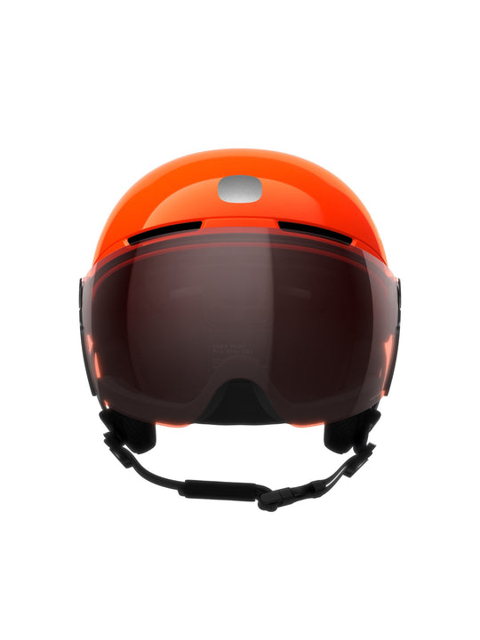 Załaduj obraz do przeglądarki galerii, Kask narciarski POCito Obex Visor - Fluo. Orange/Clarity POCito/Partly Sunny/Light Orange