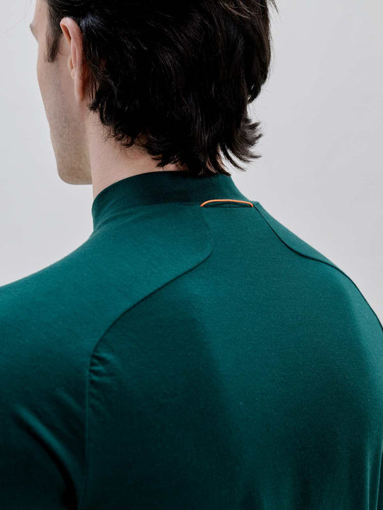 Załaduj obraz do przeglądarki galerii, Koszulka termoaktywna POC M's Layer Merino Mock Neck Jersey - Pargasite Green