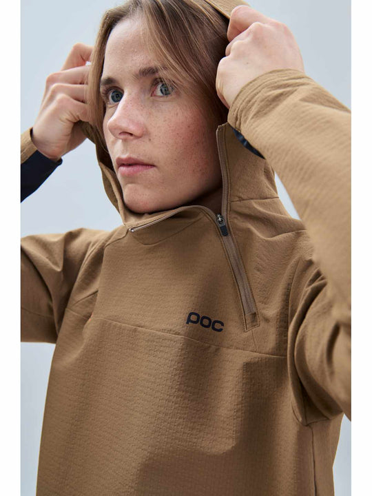 Załaduj obraz do przeglądarki galerii, Bluza POC W's Mantle Thermal Hoodie - Jasper Brown