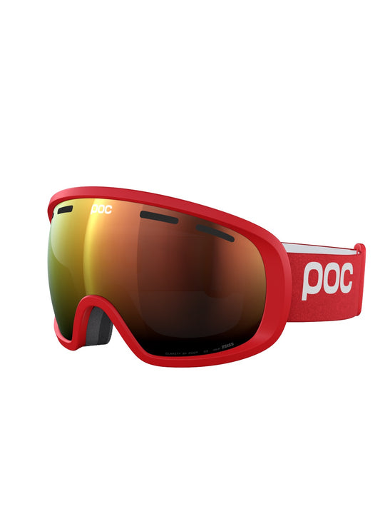 Załaduj obraz do przeglądarki galerii, Gogle narciarskie POC Fovea - Pris. Red/Pt. Sunny Orange