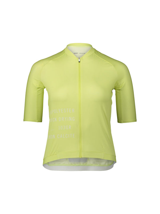 Załaduj obraz do przeglądarki galerii, Koszulka rowerowa POC W's PRISTINE PRINT Jersey - Lemon Calcite