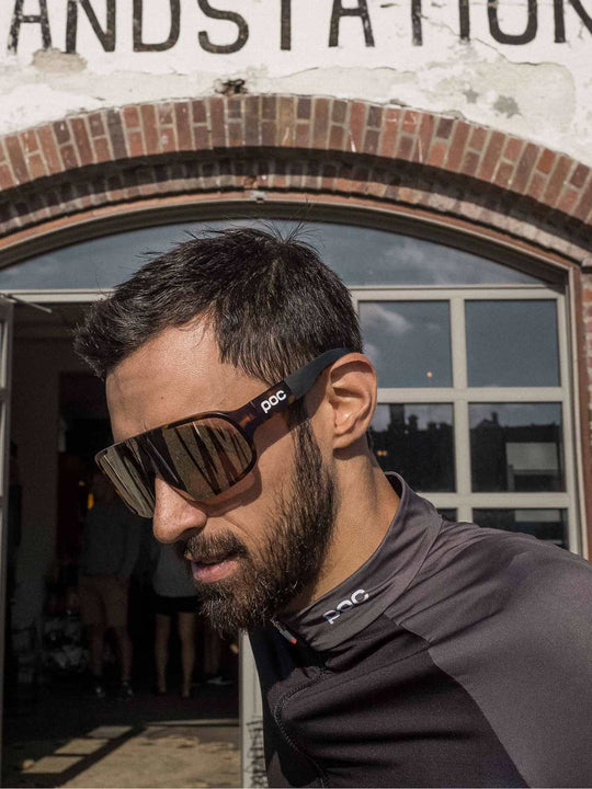 Załaduj obraz do przeglądarki galerii, Okulary POC ASPIRE - Tortoise Brown - Clarity ROAD Violet/Silver Mirror Cat 3