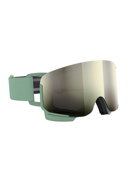 Załaduj obraz do przeglądarki galerii, Gogle narciarskie POC Nexal - Gibbsite Green/Pt. Sunny Ivory