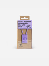 Załaduj obraz do przeglądarki galerii, Lampka rowerowa BOOKMAN Block Light Rear 18lm lawendowy