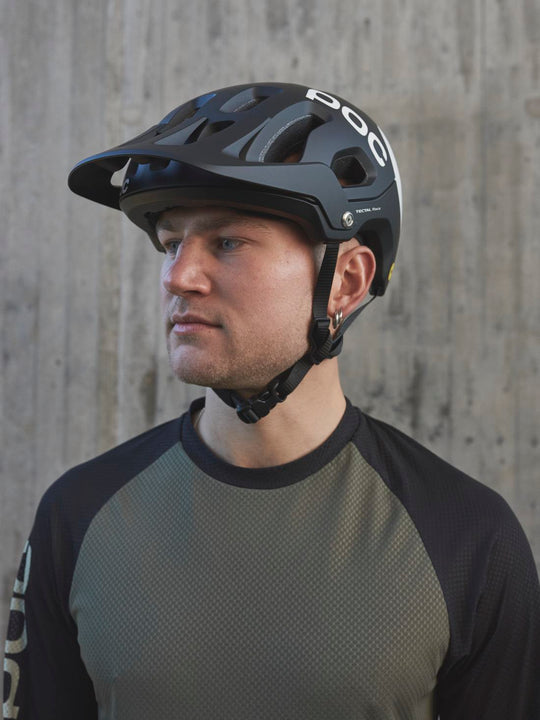 Załaduj obraz do przeglądarki galerii, Kask rowerowy POC TECTAL RACE MIPS - Ur. Black/Hydr. White Matt