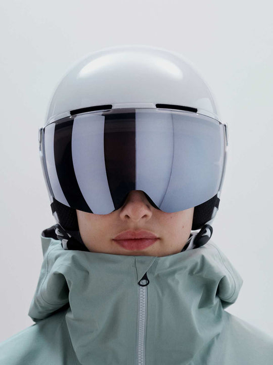 Załaduj obraz do przeglądarki galerii, Kask narciarski POC Obex Visor - Hydr. White/Clarity Universal/Partly Sunny/Silver