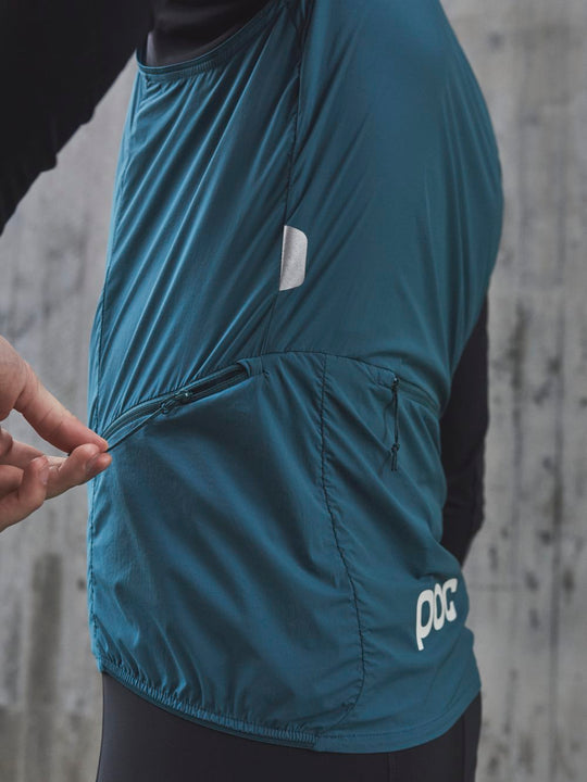 Załaduj obraz do przeglądarki galerii, Kamizelka rowerowa POC PRO THERMAL - Dioptase Blue