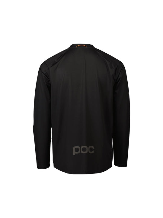 Załaduj obraz do przeglądarki galerii, Koszulka rowerowa POC M's Essential MTB LS Jersey - Ur. Black