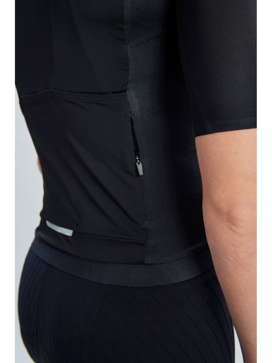 Załaduj obraz do przeglądarki galerii, Koszulka rowerowa POC W's Pristine Jersey - Ur. Black