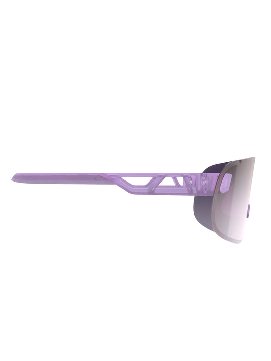 Załaduj obraz do przeglądarki galerii, Okulary rowerowe POC Elicit - Purple Quartz Transl. | Clarity Road Violet Silver Mirror cat. 3