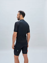 Załaduj obraz do przeglądarki galerii, Koszulka rowerowa POC M's Essential Road Logo Jersey - Ur. Black/ Hyd. White