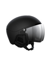 Załaduj obraz do przeglądarki galerii, Kask narciarski POC Obex Visor - Uran. Black Matt/Clarity Universal/Partly Sunny/Silver