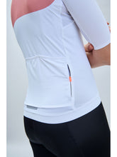 Załaduj obraz do przeglądarki galerii, Koszulka rowerowa POC W's Essential Road Jersey Print -Hydr. White/Rock Salt