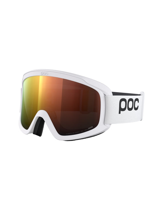 Załaduj obraz do przeglądarki galerii, Gogle narciarskie POC Opsin Wide Fit - Hyd. White/Pt. Sunny Orange