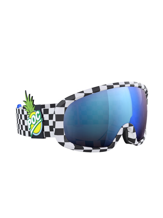 Załaduj obraz do przeglądarki galerii, Gogle narciarskie POC Fovea Mid Race - Speedy Dolcezza|Pt. Sunny Blue Cat 2