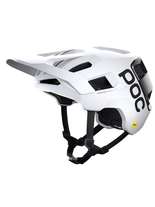 Załaduj obraz do przeglądarki galerii, Kask rowerowy POC KORTAL RACE MIPS - Hydr. White/Ur. Black Matt