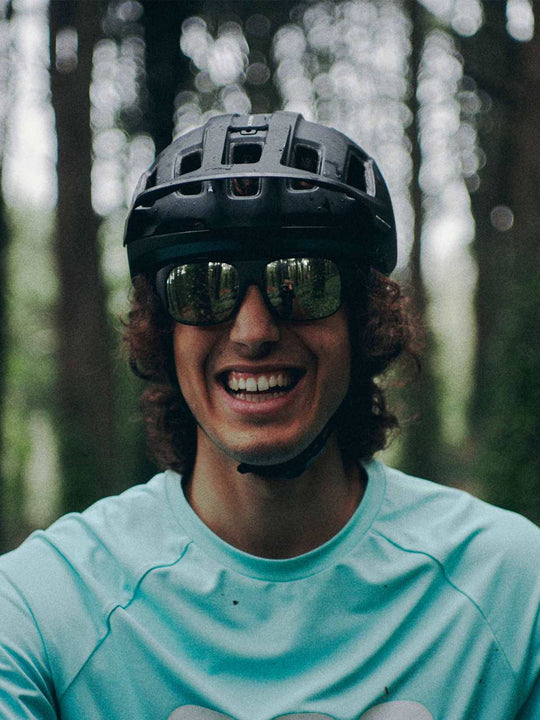 Załaduj obraz do przeglądarki galerii, Okulary POC DEFINE - Ur. Black - Clarity Trail.Brown/Silver Mirror Cat 2