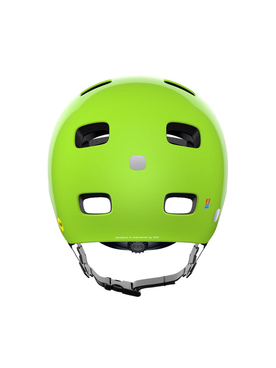 Załaduj obraz do przeglądarki galerii, Kask rowerowy POCito Crane MIPS - Fluo. Yellow/Green