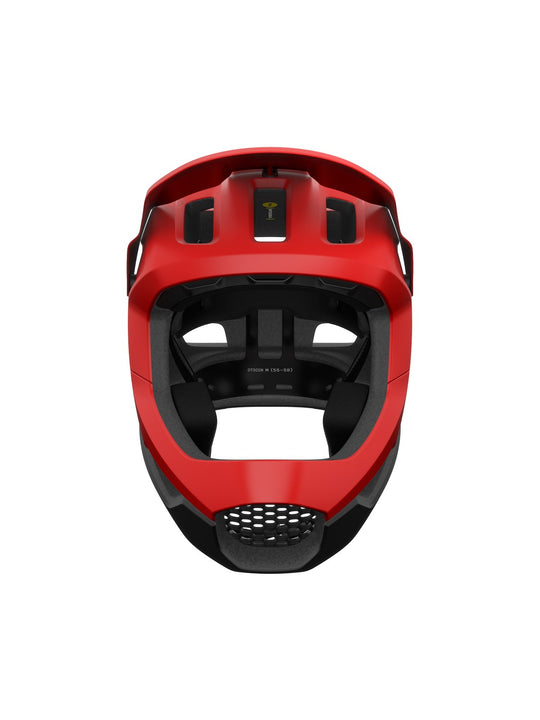 Załaduj obraz do przeglądarki galerii, Kask rowerowy POC Otocon Race MIPS - Pris. Red Matt/Ur. Black Matt