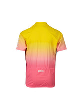 Załaduj obraz do przeglądarki galerii, Koszulka rowerowa POC Y's XC Jersey - Gradient Avent. Yellow/Actnium Pink