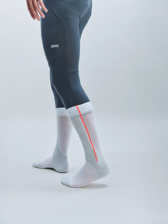 Załaduj obraz do przeglądarki galerii, Skarpety narciarskie POC Race Sock - Granite Grey