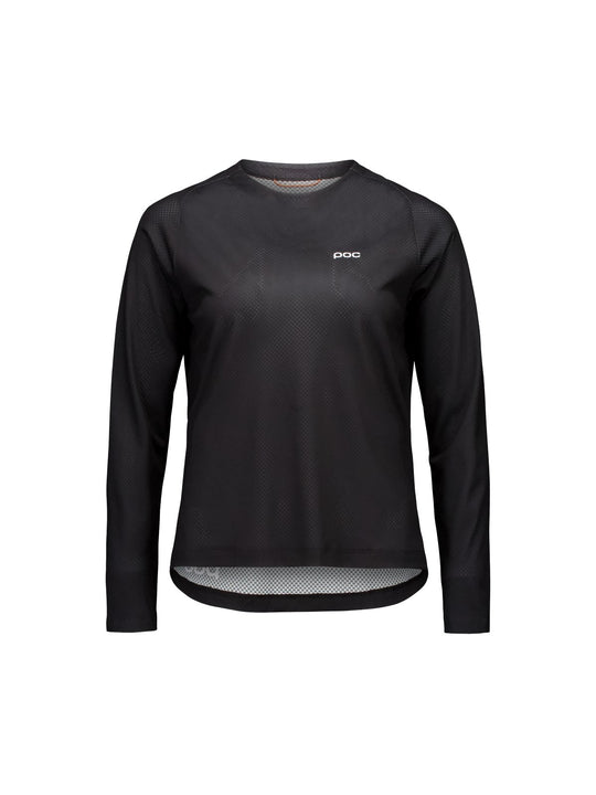 Załaduj obraz do przeglądarki galerii, Koszulka rowerowa POC W's Motion Air L/S Jersey - Ur. Black