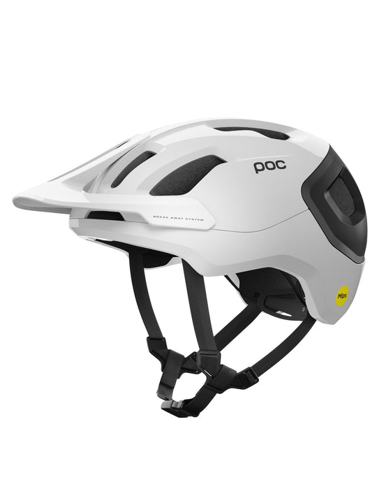 Załaduj obraz do przeglądarki galerii, Kask rowerowy POC AXION RACE MIPS - Hydr. White/Ur. Black Matt
