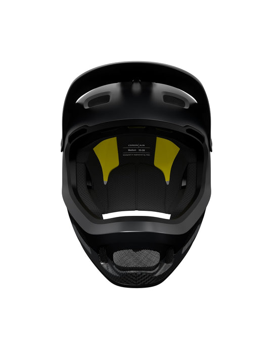Załaduj obraz do przeglądarki galerii, Kask rowerowy POC CORON AIR CARBON MIPS - Carbon Black