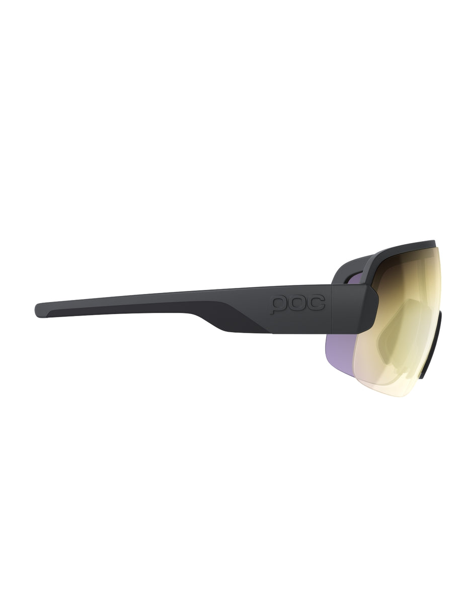 ウェア POC Aim Uranium Black Gold Mirror Okulary rowerowe POC AIM - Ur. Black/Clarity Road/Partly