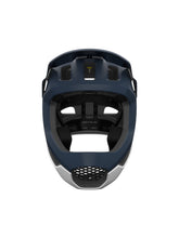 Załaduj obraz do przeglądarki galerii, Kask rowerowy POC Otocon Race MIPS - Apat. Navy Matt/Hyd. White Matt