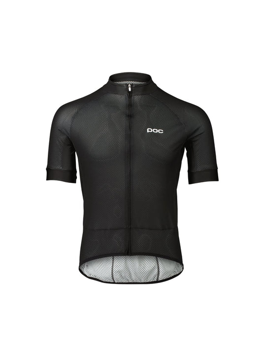 Załaduj obraz do przeglądarki galerii, Koszulka rowerowa POC M's Essential Road Logo Jersey - Ur. Black/ Hyd. White
